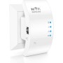 Amplificador WiFi, 1800 Mbit/s, repetidor WiFi, Doble Banda, 4 Antenas giratorias 180°, conexión Ethernet, Amplificador WLAN de