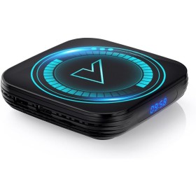 CHROX Android TV Box 12.0, V0NTAR Smart TV Box 4GB 64GB, Allwinner H618 Chip Compatible con 2.4G/5.8G Wifi6 1000M Ethernet LAN