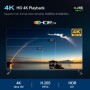 CHROX Android TV Box 12.0, V0NTAR Smart TV Box 4GB 64GB, Allwinner H618 Chip Compatible con 2.4G/5.8G Wifi6 1000M Ethernet LAN
