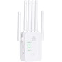 2025 Nuevo Potente repetidor WiFi, Amplificador Extensor WiFi, con 2 Puertos ethernet, 6 Antenas, transmisión de Alta frecuencia
