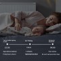 Genérico Aire acondicionado para dormitorio, Acondicionados de Pared de 2000W con Control Remoto | Pequeños suministros de
