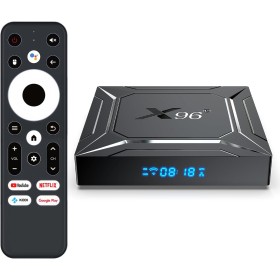Android 14.0 TV Box 2025, LEFFOT M200 4K Ultra HD Caja Android TV, 4GB RAM + 64GB ROM, Smart TV Box with HDR10+, 2.4G & 5G WiFi,