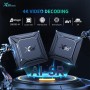 Android 14.0 TV Box 2025, LEFFOT M200 4K Ultra HD Caja Android TV, 4GB RAM + 64GB ROM, Smart TV Box with HDR10+, 2.4G & 5G WiFi,