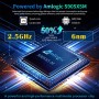 Android 14.0 TV Box 2025, LEFFOT M200 4K Ultra HD Caja Android TV, 4GB RAM + 64GB ROM, Smart TV Box with HDR10+, 2.4G & 5G WiFi,