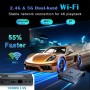 Android 14.0 TV Box 2025, LEFFOT M200 4K Ultra HD Caja Android TV, 4GB RAM + 64GB ROM, Smart TV Box with HDR10+, 2.4G & 5G WiFi,