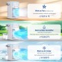 ANGFA - Aire acondicionado portátil, mini ventilador evaporativo de refrigeración con 3 velocidades y 3 niveles de