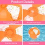 Glovios Pelota Playa Hinchable, 9 Piezas Lentejuelas Bola Hinchable, Pelota Playa Inflable de Colores para Juguetes de Playa