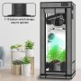 Brogachy Ventilador de crecimiento de 10 W con clip, Grow box con 10 velocidades,motor EC trifásico ventilador de clip para
