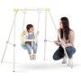 SMOBY Life, Columpio de Metal para Bebé, Asiento Seguro con Barra Antivuelco, Resistente a los Rayos UV, Optimo para Interior y
