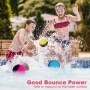 Pelota Rebotadora de Agua, 3 Pcs Water Ball Bouncing Bola Que Rebota del Agua Pelota de Playa, adecuadas para Piscina Secado