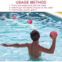 Pelota Rebotadora de Agua, 3 Pcs Water Ball Bouncing Bola Que Rebota del Agua Pelota de Playa, adecuadas para Piscina Secado