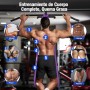 Fokky Gomas Elasticas Musculacion, Bandas Elasticas con 4 Niveles de Resistencia, Bandas Elasticas Musculacion con Anclaje de