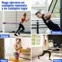 Fokky Gomas Elasticas Musculacion, Bandas Elasticas con 4 Niveles de Resistencia, Bandas Elasticas Musculacion con Anclaje de