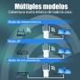 Amplificador Señal WiFi, Repetidor WiFi, Extensor WiFi 4 Antenas 2 Puertos LAN con WPS, Repetidor WiFi Remoto Mejora