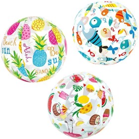 Dhqkqg Pelota de Playa Inflable, 3 Piezas Pelota de Playa Hinchable Beach, inflables de la Playa de Juguete de 35cm, Pelota de