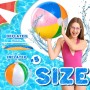 BBTO 5 Pelotas de Playa Hinchables de 60 cm Bola de Piscina Hinchable de Arcoíris Juguete de Pelota Inflable de Fiesta de Verano