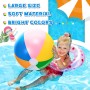 BBTO 5 Pelotas de Playa Hinchables de 60 cm Bola de Piscina Hinchable de Arcoíris Juguete de Pelota Inflable de Fiesta de Verano