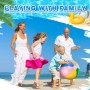 BBTO 5 Pelotas de Playa Hinchables de 60 cm Bola de Piscina Hinchable de Arcoíris Juguete de Pelota Inflable de Fiesta de Verano