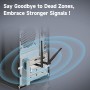 Bingfu Antena WiFi Doble Banda de 2,4 GHz 5,8 GHz + 25 cm Cable de Extensión U.FL IPEX MHF4 a RP-SMA Hembra + Soporte de Ranura