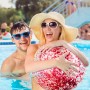 SHJOEE 5 Piezas Pelotas De Playa Hinchable 60cm Color Pelotas De Agua Inflable Gigante con Lentejuelas para Adultos Niños
