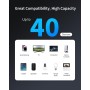 BrosTrend Repetidor WiFi 6 AX1500, Amplificador Señal WiFi con Puerto Ethernet Gigabit, Double Banda 5GHz y 2.4GHz WiFi Extender