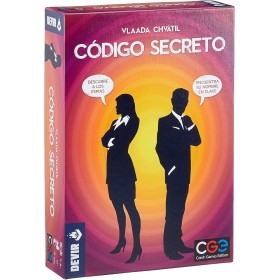 Devir - Código Secreto, Juego de Mesa, Juego de Mesa con Amigos, Juego para fiestas, Juego de Mesa Adultos, Edad 10 años