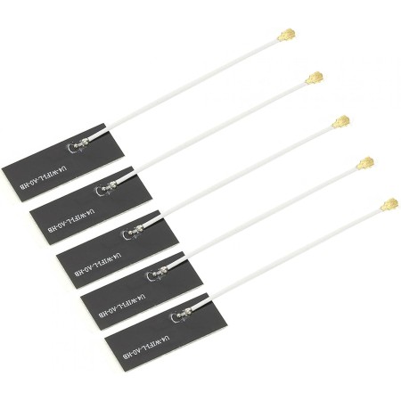 2.4G / 5G Antena de doble frecuencia Interfaz IPEX1 Antena de tarjeta de red Antena de tarjeta WiFi de 9 cm / 3,5 pulgadas (5