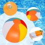mizikuu 6 Piezas Pelota de Playa Hinchable, 25cm Colores Pelota de Agua Inflables Durabilidad Niños Adultos para Verano Juguetes