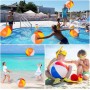 mizikuu 6 Piezas Pelota de Playa Hinchable, 25cm Colores Pelota de Agua Inflables Durabilidad Niños Adultos para Verano Juguetes