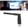Sxhlseller Adaptador WiFi USB MT7601 Antena WiFi USB, 150 Mbps 802.11b/g/n Adaptador de Red Inalámbrico con Antena Integrada