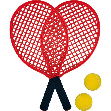 Schildköt Juego de Tenis de Playa 2 Raquetas, 2 Pelotas de Softball, en un Bolsillo de Malla Resellable, 970130