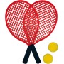 Schildköt Juego de Tenis de Playa 2 Raquetas, 2 Pelotas de Softball, en un Bolsillo de Malla Resellable, 970130