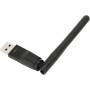 Sxhlseller Adaptador WiFi USB MT7601 Antena WiFi USB, 150 Mbps 802.11b/g/n Adaptador de Red Inalámbrico con Antena Integrada