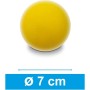 Mondo Toys - Bolsa Tres Pelotas espuma, 70mm, colores surtidos