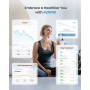 RENPHO Bascula de Baño Digital, Bascula Grasa Corporal y Muscular con App, Bascula Inteligente para Fitness, 13 Monitores de