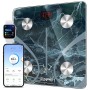 RENPHO Bascula de Baño Digital, Bascula Grasa Corporal y Muscular con App, Bascula Inteligente para Fitness, 13 Monitores de