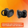 JBL Endurance Race - Auriculares deportivos inalámbricos con micrófono, batería de 30 horas, cómodos, a prueba de polvo,