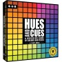 The OP Usaopoly | Juego de mesa Hues and Cues en inglés para toda la familia | Juego de fiesta para 3-10 jugadores | Para jugar