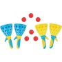 Idena 90276-Juego XXL con 4 cubiletes, Incl. 6, Juego de Pelota para jardín, Parque y Playa, Multicolor, One Size Berlin 40251-2