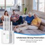 Repetidor WiFi,Amplificador señal WiFi Potente,6 Antenas,2 Puertos LAN,repetidores WiFii para el Hogar y la Oficina,Cobertura de
