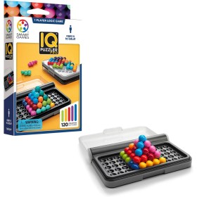 Smart Games -IQ Puzzler Pro, juego de rompecabezas con 120 desafíos, 3 modos de juego, más de 6 años