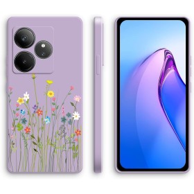 XINYEXIN Funda para Realme GT 6 / Realme GT 6T, Funda Ultrafino de Silicona Suave a Prueba de Golpes con un Patrón Lindo, Diseño