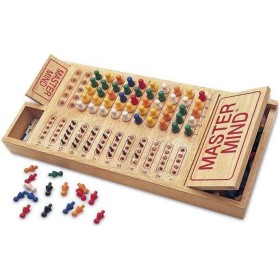 Cayro - Master Mind - + 7 Años - Modelo de Madera de Colores - Juego de Mesa - Ideal Niños y Adultos - Encuentra la Combinación