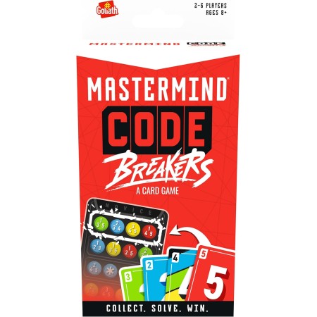 Goliath - Mastermind™ Code Breakers - Juego de Cartas Mastermind™ Original - Descifra los 5 Códigos para Ganar - Juego de Mesa y