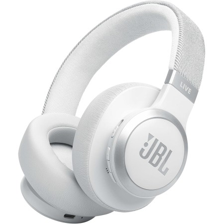 JBL Auriculares inalámbricos circumaurales Live 770 NC, con tecnología Bluetooth y cancelación adaptativa de ruido, hasta 65