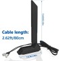 ZAHARA Antena 2T2R Dual Band WiFi 6/6E: 2,4-6 GHz para ASUS ROG Maximus Z690 Z790 Z590E Z690E X XI XII XIII/ROG Strix B560 B660