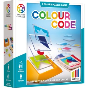 Smart Games - Colour Code, Puzzle Game with 100 Challenges, 5+ Years