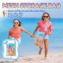 39Piezas Juguetes De Playa Con Cubo Plegable 2L, Pelota, Helados y Animales Marinos Moldes De Arena, Bolsa, Gemas, Juguetes Para