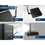 EDISION Adaptador WiFi EDI-Mega 2, Dongle USB MTK7601, 150Mbps, 2.4GHz Ajustable, Compatible Con Picco T265 Pro HD, Ping T2/C,