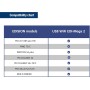 EDISION Adaptador WiFi EDI-Mega 2, Dongle USB MTK7601, 150Mbps, 2.4GHz Ajustable, Compatible Con Picco T265 Pro HD, Ping T2/C,